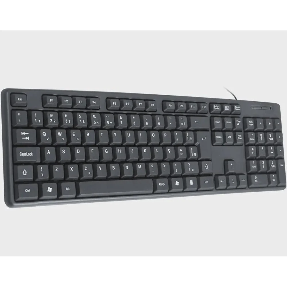 Imagem 5 de 5 do produto Teclado K-mex Kb-3728u, Preto, S/logo, Abnt2 - Kb3728u0001cb0x