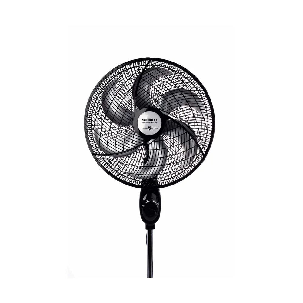 Ventilador De Coluna Mondial Super Power, 40cm, 6 Pás, 140W, 220v, Preto - Vsp-40c-b Ventilador De Coluna Mondial Super Power, 40cm, 6 Pás, 140W, 220v, Preto - Vsp-40c-b