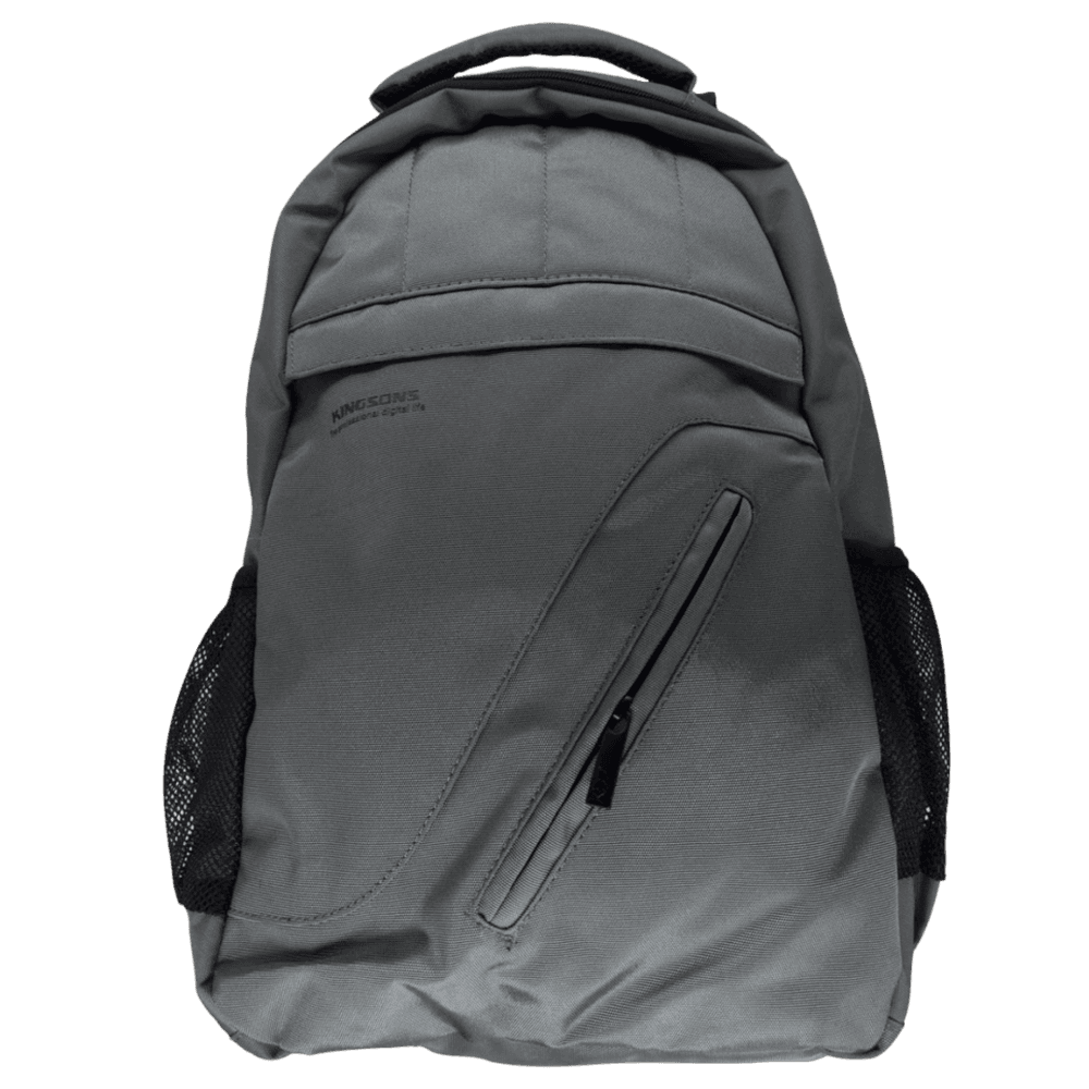 Imagem 1 de 5 do produto Mochila Para Notebook 14" 15.6" De Grande Capacidade Kingsons  Ks6141w8 Cor Cinza