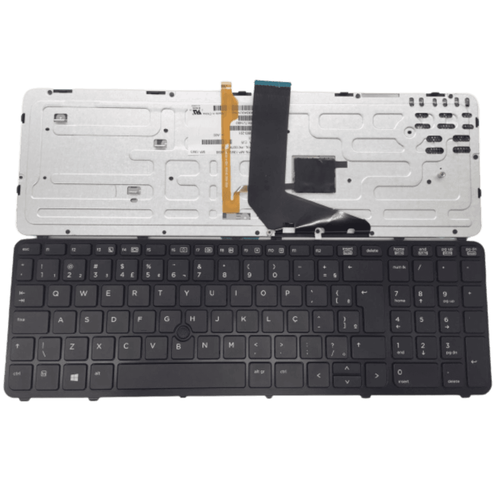 Teclado Notebook para HP Zbook 15 G1 G2 Preto KaBuM!