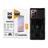 Kit Capa Clip E Pelicula Nano Gel Samsung Galaxy Note 20 Ultra - Gshield