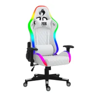 Cadeira Gamer Fox Racer, Peso Suportado até 130Kg, LED RGB, Branco é boa?