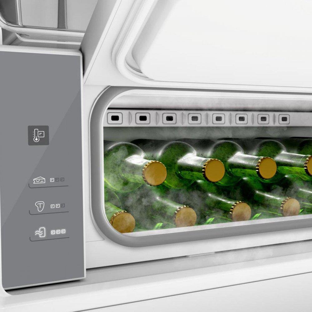 Imagem 4 de 5 do produto Refrigerador Brastemp Inverse 460 Litros Branca Com Freeze Control Advanced ,110v - Bre59ab
