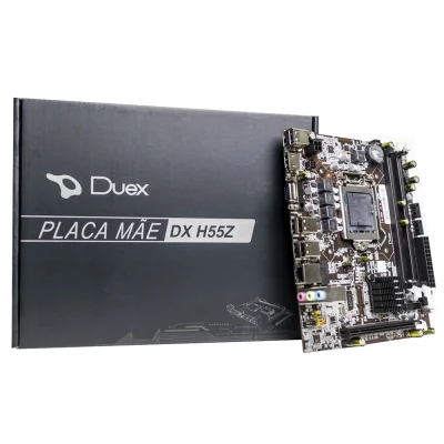 Placa-Mãe Duex Dx H55z, Intel LGA 1156, mAtx, DDR3, Chipset H55
