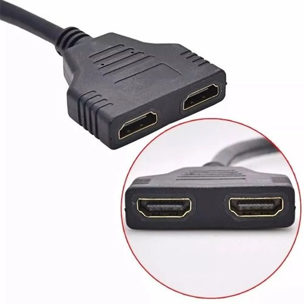 Imagem 3 de 4 do produto Cabo HDMI Splitter Lotus, 1 Macho Para 2 Fêmea