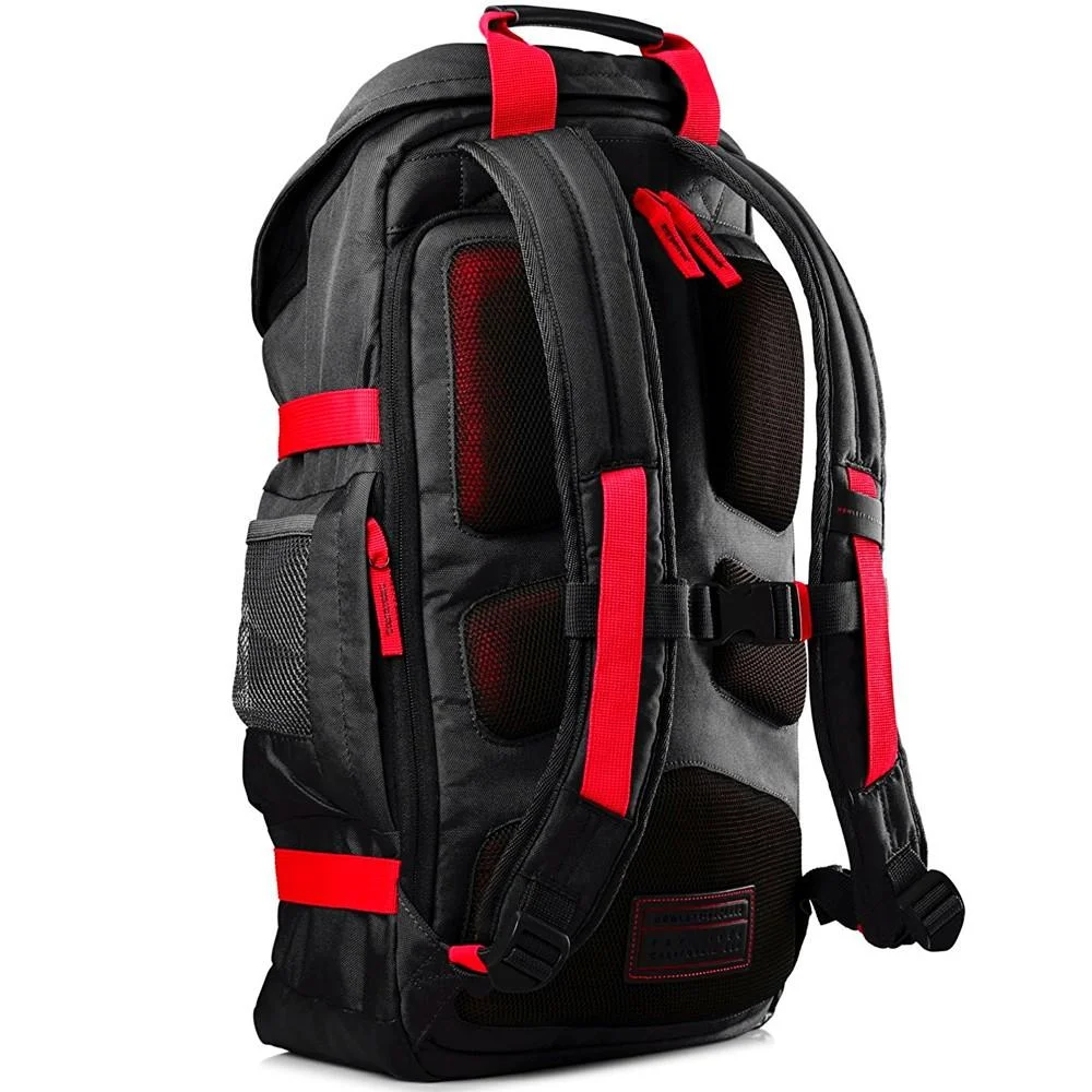 Imagem 2 de 4 do produto Mochila Hp Backpack 15,6 Preta/vermelha X0r83aa Odyssey