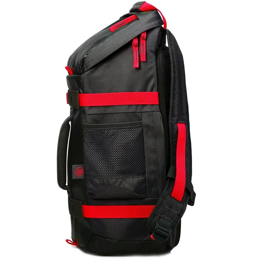 Imagem 3 de 4 do produto Mochila Hp Backpack 15,6 Preta/vermelha X0r83aa Odyssey