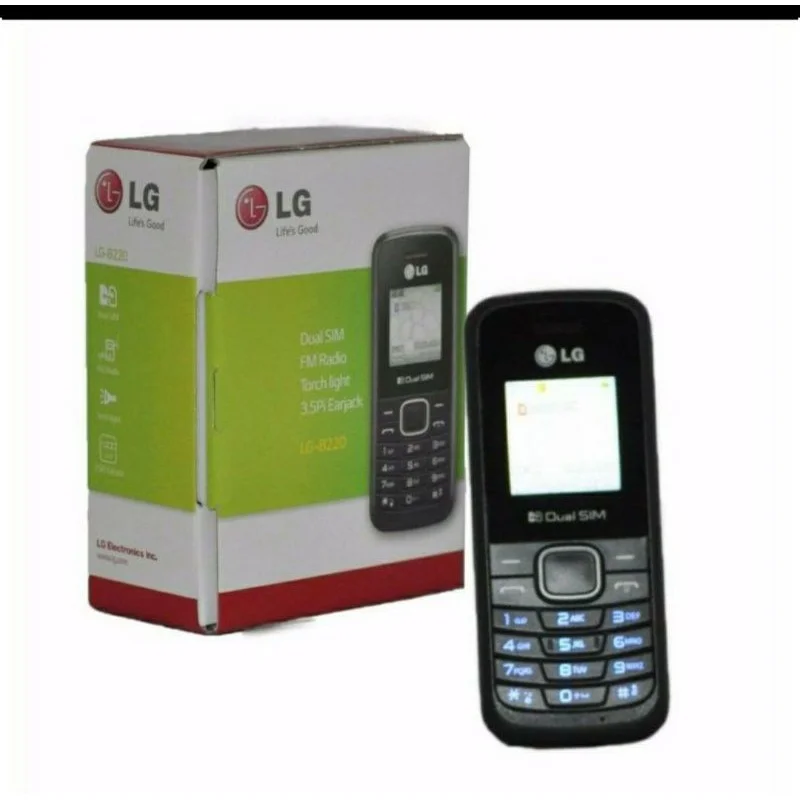 Imagem 2 de 3 do produto Celular Lg B220 Dual Chip Rádio Fm E Lanterna Preto