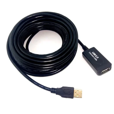 Extensor Win Cabos USB Ativo Com Repetidor USB, A Macho X A Fêmea, 10 Metros
