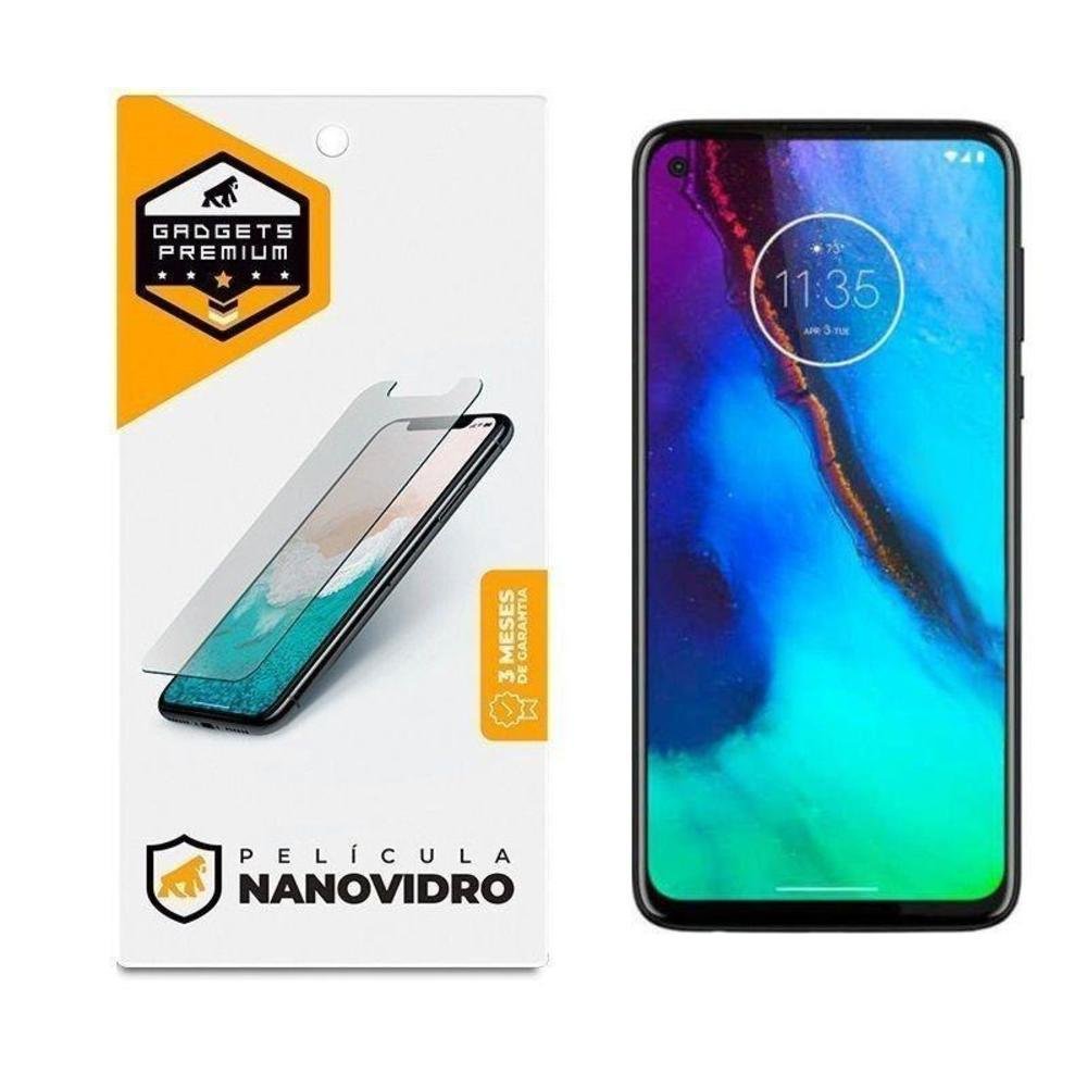 Imagem 2 de 3 do produto Kit Capa Defender Black E Pelicula Nano Vidro Para Xiaomi Redmi Note 8 Pro - Gshield