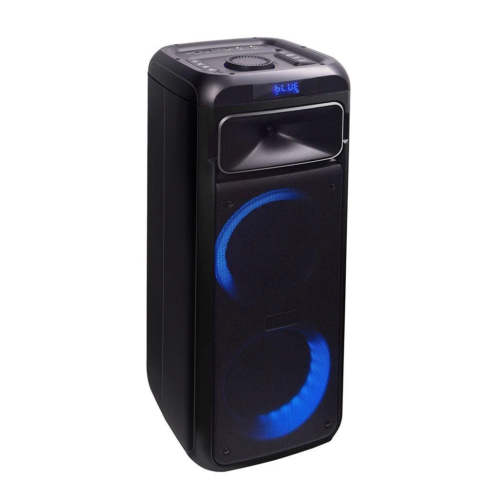 Imagem 1 de 4 do produto Caixa De Som Amplificada Gallant Lights Colors Swich, Bluetooth, 750W, Portátil, Bivolt, Preto