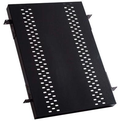 Bandeja Para Rack 19 - 1ux 600mm 4 Pontos - Ventilada - Preta
