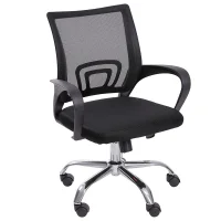Cadeira Para Escritório Com Rodízios Tok 3310 - Or Design - Preto