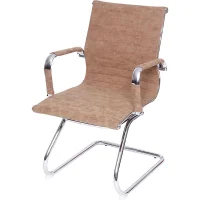 Cadeira Office Eames Esteirinha Fixa Or-3301 – Or Design - Castanho