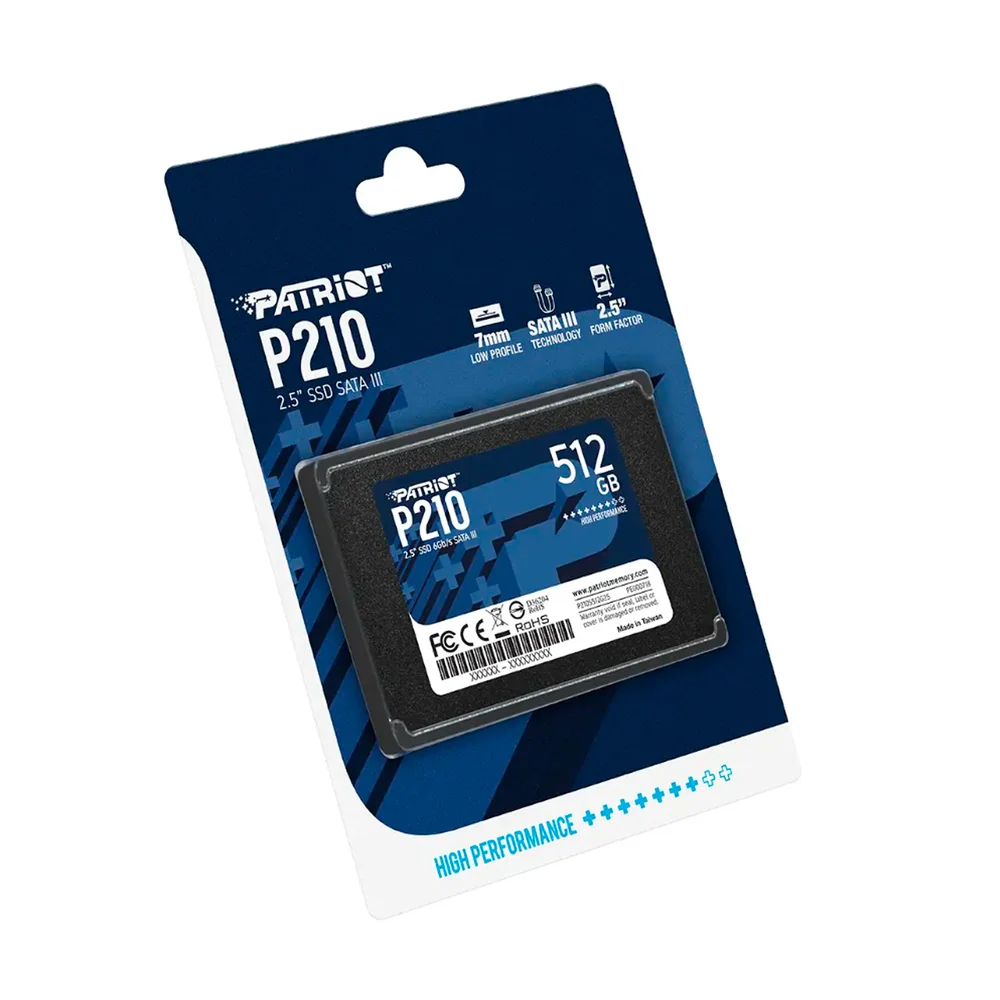 SSD Patriot P210 512GB KaBuM