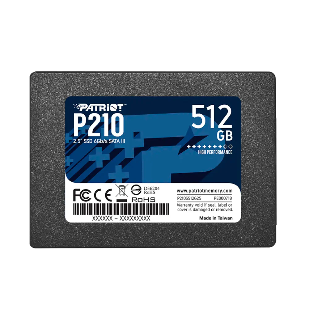 SSD Patriot P210 512GB KaBuM