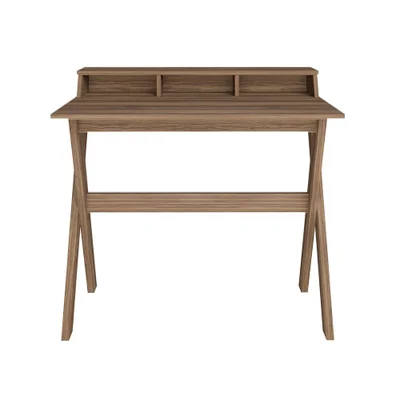 Mesa Escrivaninha P/ Computador Italia Nogal Artany