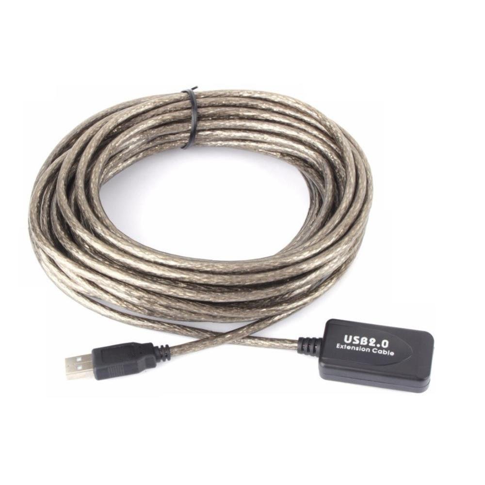 Imagem 2 de 3 do produto Cabo Extensor Xtrad USB Ativo, Com Repetidor, USB A m X A f, 10Mts