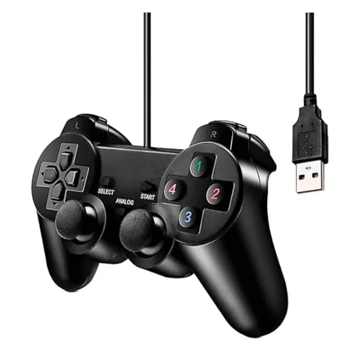 Imagem 2 de 5 do produto Joystick Dualshock Xtrad, Controle Para PC Games, USB