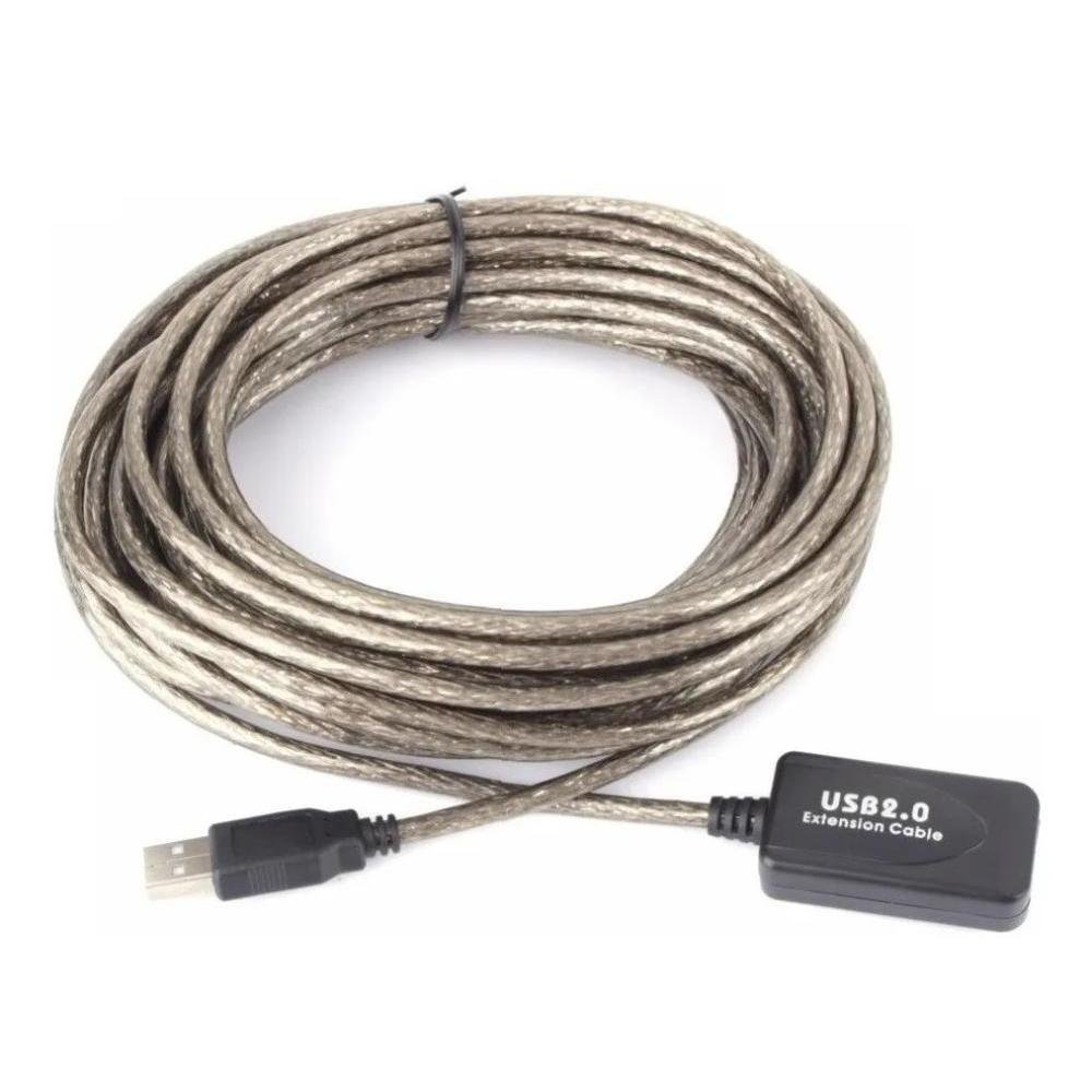 Imagem 2 de 2 do produto Cabo Extensor Usb 2.0 Com Matriz Ativa Am Af - 10 Metros