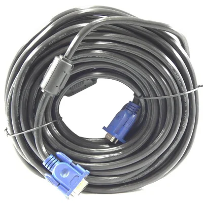 Cabo VGA Lelong Com Filtro Monitor Lcd Pc Tv Projetor 20m