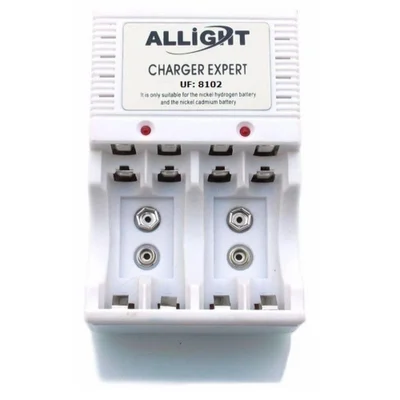 Carregador Para Pilhas Aa/aaa E Bateria 9v Recarregáveis Bivolt