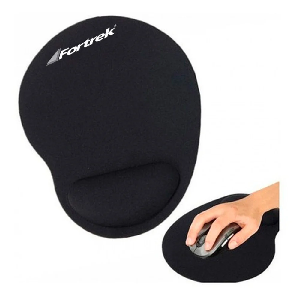 Mouse Pad Ergonomico Fortrek, Com Apoio De Pulso, Gel, 235x200, Preto - Erg-102 Mouse Pad Ergonomico Fortrek, Com Apoio De Pulso, Gel, 235x200, Preto - Erg-102