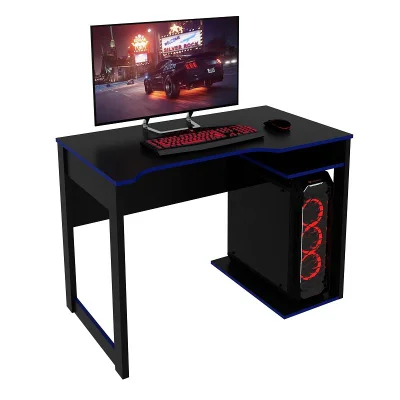 Mesa Gamer Para Computador Tecnomobili ME4161, Preto E Azul - ME4161.0002