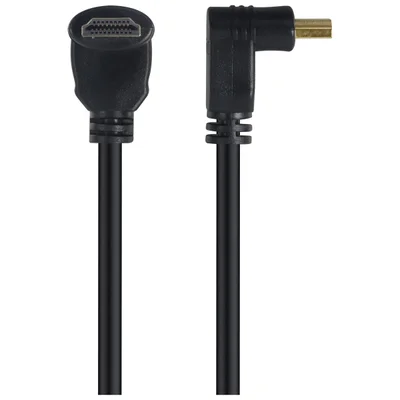 Cabo HDMI 2.0 4k Ultra Hd 3d Conexao Ethernet Conectores 90* 2 Metros - H20b90-2