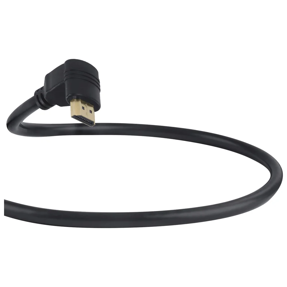Imagem 4 de 4 do produto Cabo HDMI 2.0 4k Ultra Hd 3d Conexao Ethernet Conectores 90* 2 Metros - H20b90-2