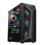 Gabinete Gamer Hayom, Com 4 Fan, Sem Fonte, ATX, Lateral Em Vidro Temperado, Preto - Gb1713