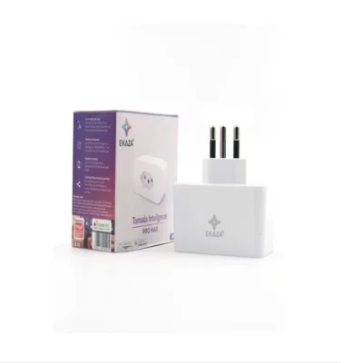 Tomada Inteligente Wifi Smart 20a Home Pro Max Ekaza