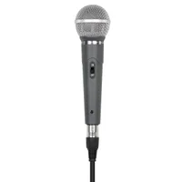 Microfone Com Fio Profissional Ls58 Chumbo, Acompanha Cabo De 5 Metros