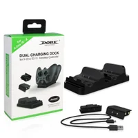 Base Carregadora Doble + 2 Baterias Dobe Controle Xbox One + USB