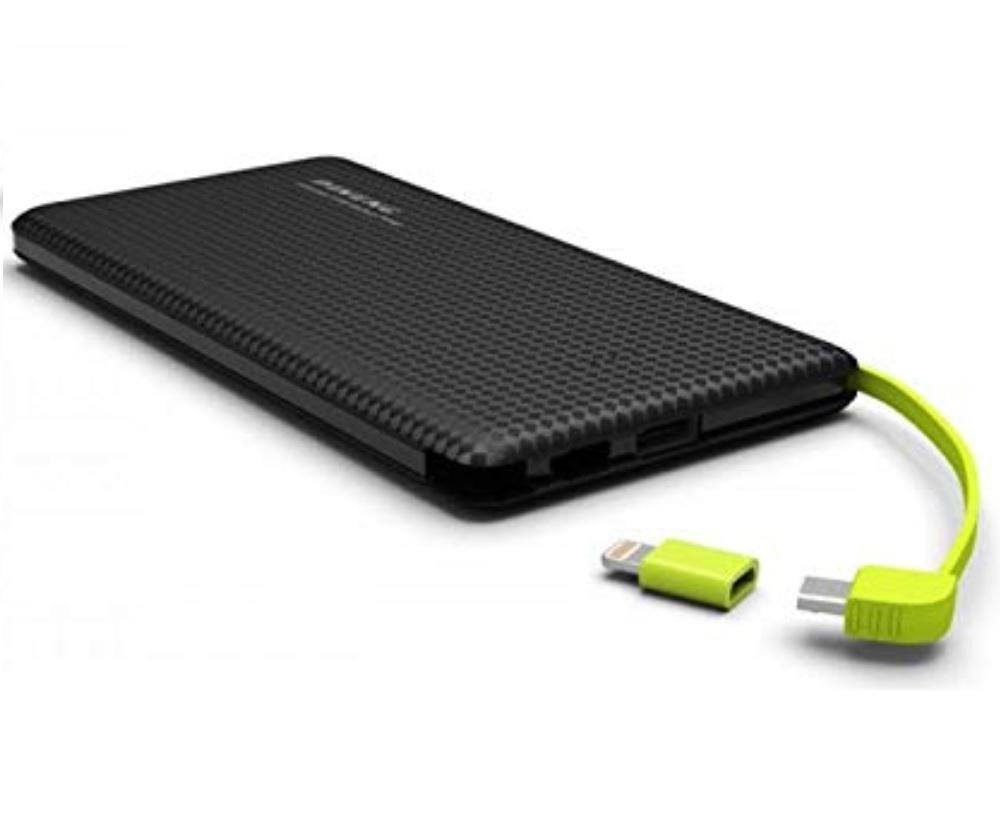 Carregador Portátil Power Bank Pineng, 10.000Mah, 2 Portas, Preto - Pn-951
