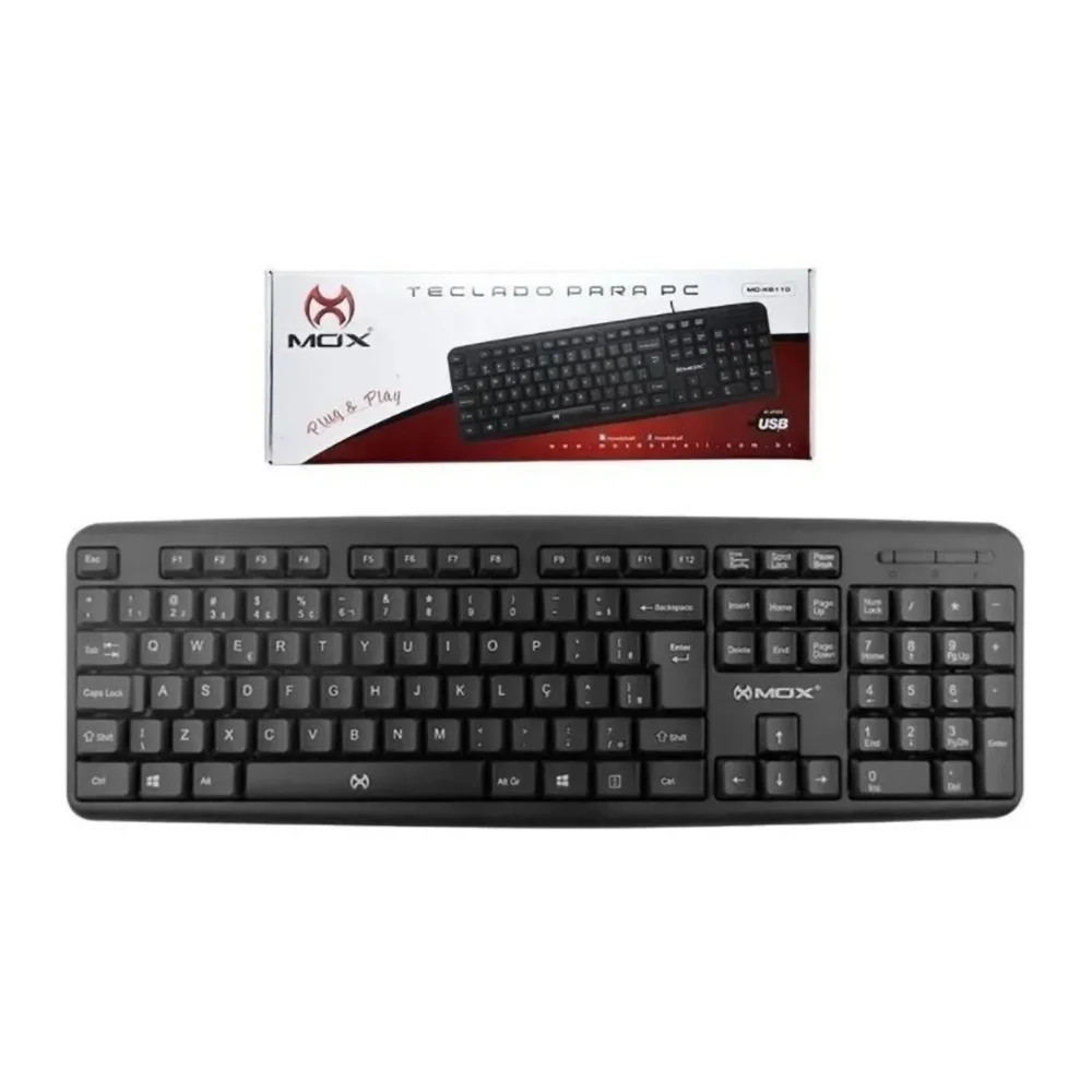 Imagem 5 de 5 do produto Teclado Usb 2.0 110 Teclas Mo-kb110