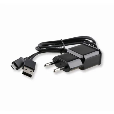Carregador Para Motorola 2.1a Com Cabo Micro Usb V8 Kingo - Preto