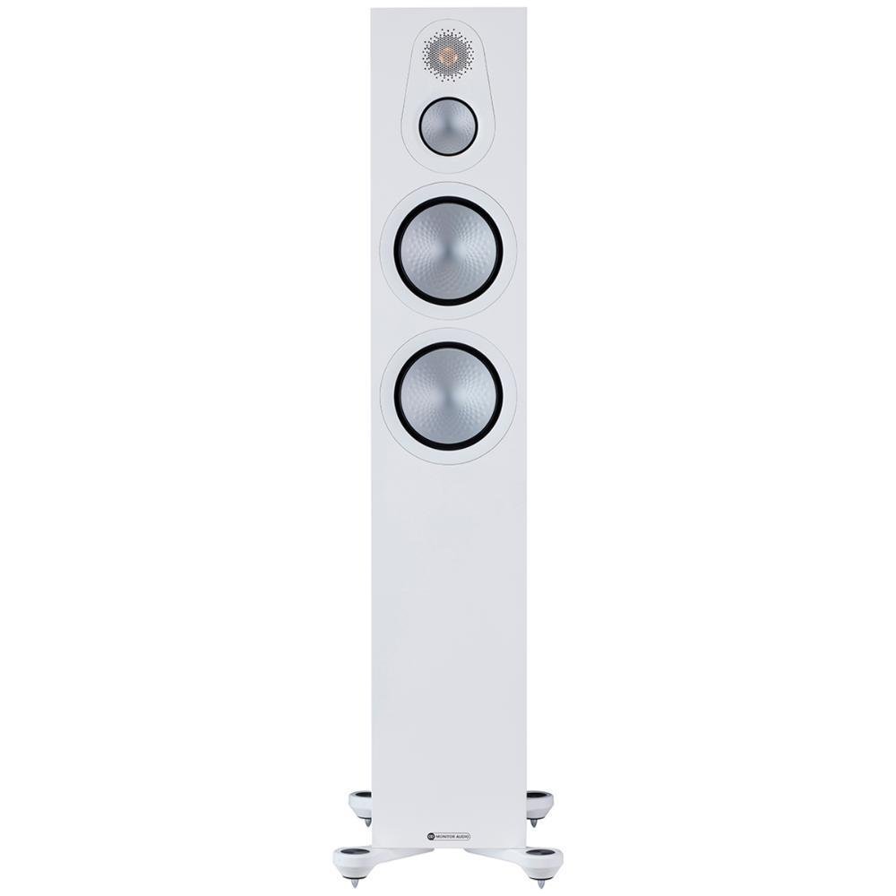 Monitor Audio Silver 300 7g Par De Caixas Acústicas Torre 3-vias 200w - Branco Cetim