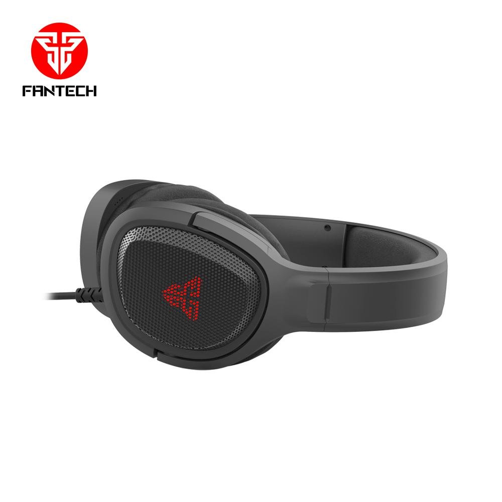Imagem 3 de 5 do produto Headset Fantech Gamer Vibe Mh85, Led Vermelha, 3.5mm, Usb