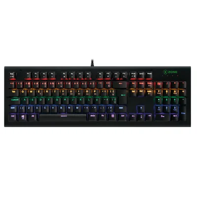 Teclado Mecânico Gamer Xzone Gtm-01, LED, Switch Blue, Anti-Ghosting, Full Board, ABNT2