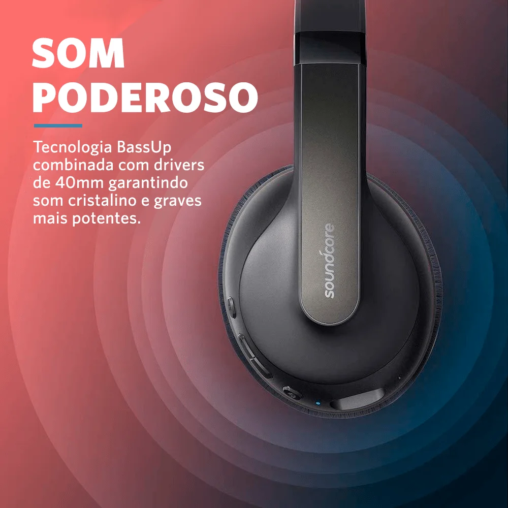 Anker Soundcore Life Q10（Bluetooth 5.0 Fones De Ouvido Bluetooth Anker Soundcore Life Q10 Over-ear