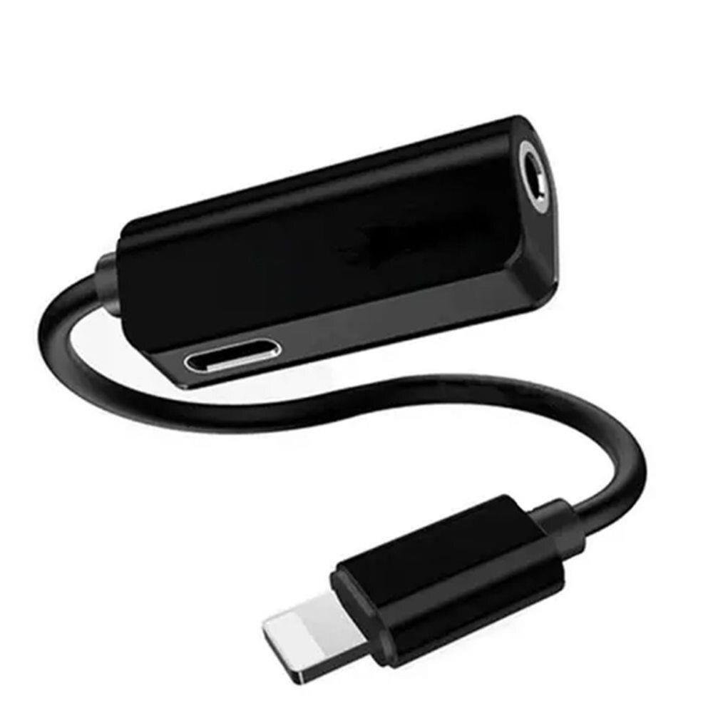 Imagem 3 de 4 do produto Cabo Adaptador Fone E Carregador KNUP Iphone P2 Lightning