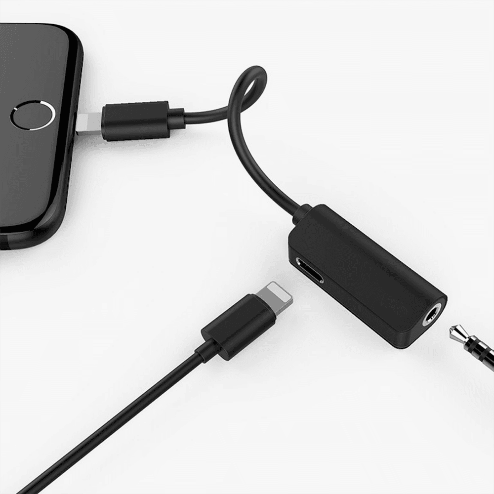 Imagem 2 de 4 do produto Cabo Adaptador KNUP Lightning + P2 Fêmea