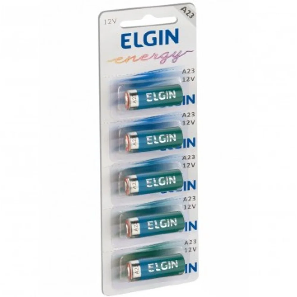 Imagem 1 de 4 do produto Pilha Alcalina, Elgin, A23, 12V, Blister - GNA
