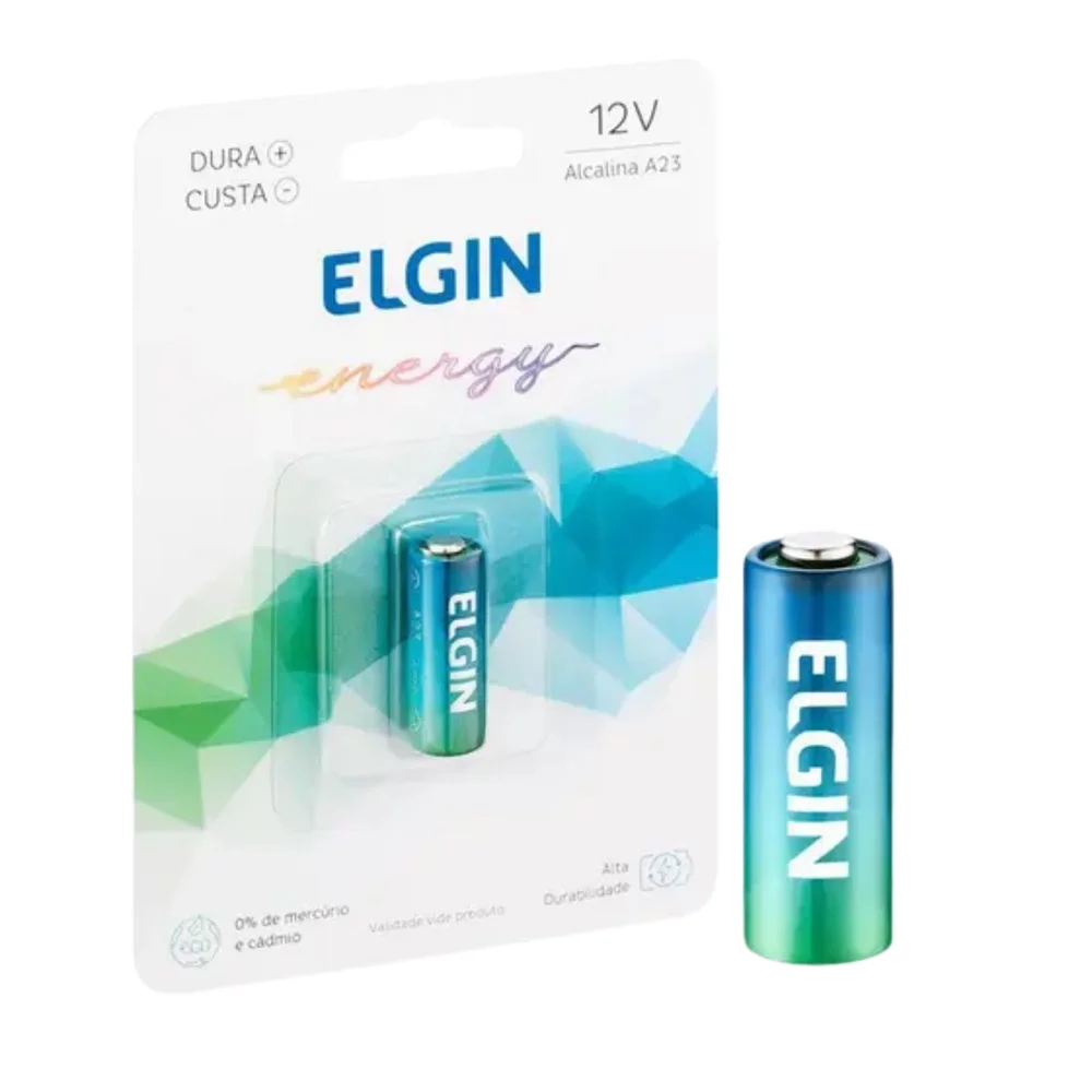 Imagem 4 de 4 do produto Pilha Alcalina, Elgin, A23, 12V, Blister - GNA