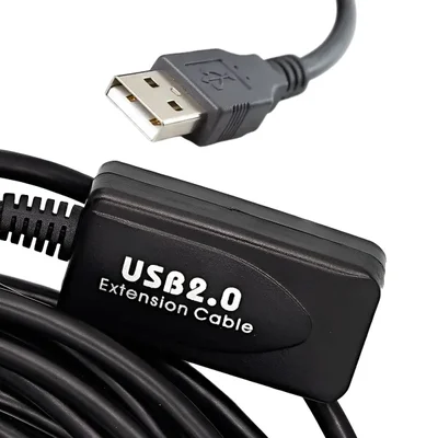 Extensor Repetidor USB 15 Metros Preto Win Cabos
