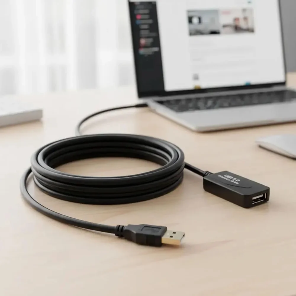 Imagem 4 de 5 do produto Extensor Repetidor USB 15 Metros Preto Win Cabos