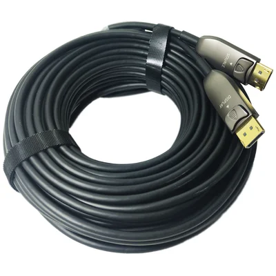 Cabo Displayport 1.4 Fibra Óptica Monitor 8k 60Hz De 30 Metros