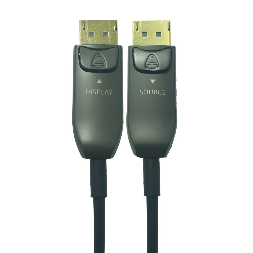 Imagem 2 de 5 do produto Cabo Displayport 1.4 Fibra Óptica Monitor 8k 60Hz De 30 Metros
