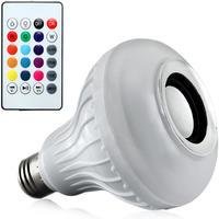 Lâmpada LED Partyball, 12W, Caixinha De Som, Bluetooth, RGB, Bulbo, Com Controle